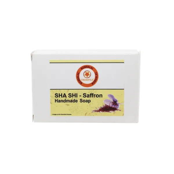 Sha_Shi_Saffron_Ayurvedic_Brightening_Handmade_Soap_100G_-_Pack_Of_2