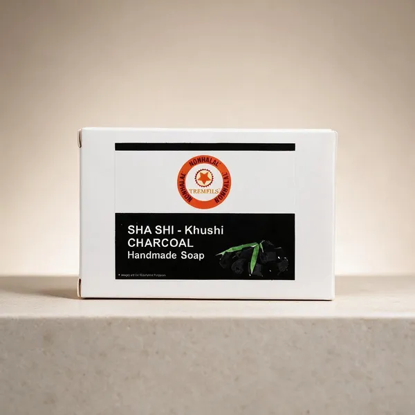 Sha_Shi_Khushi_Activated_Charcoal_Deep_Cleansing_Handmade_Soap_100G_-_Pack_Of_2