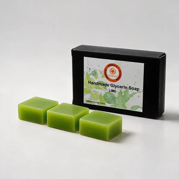 Lime_Oil_Moisturizing_Handmade_Glycerin_Soap_100G_-_Pack_Of_3