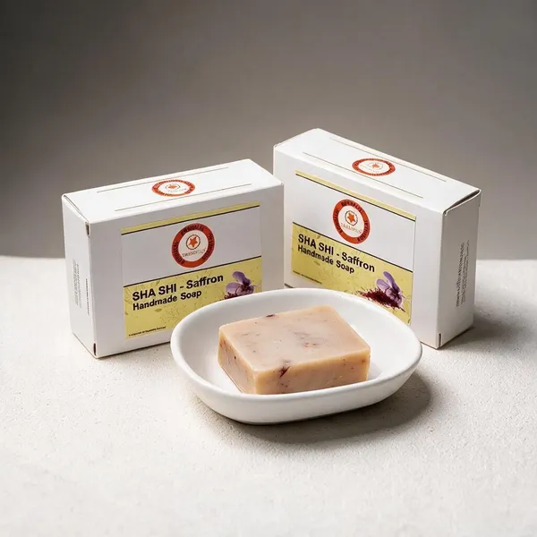 Sha_Shi_Saffron_Handmade_Ayurvedic_Soap_100gm