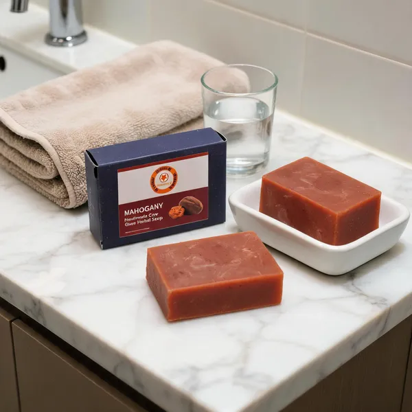 Mahogany_Cow_Ghee_Herbal_Handmade_Soap_100G_-_Pack_Of_2