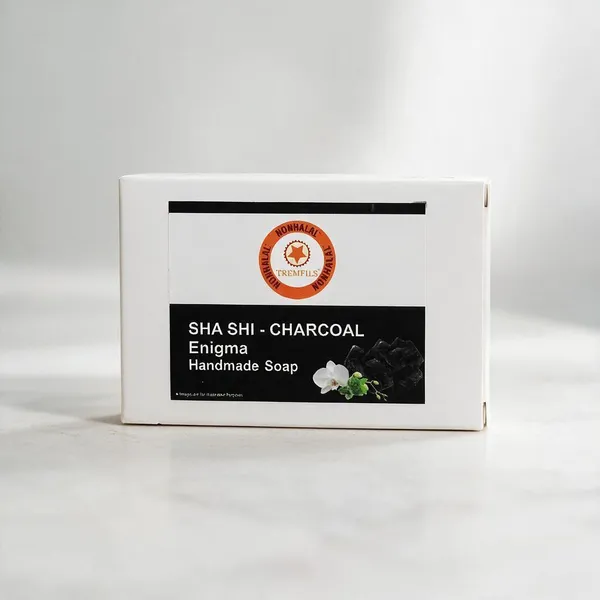Sha_Shi_Enigma_Activated_Charcoal_Deep_Cleansing_Handmade_Soap_-_Pack_Of_2