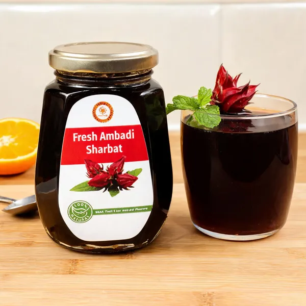 Fresh_Ambadi_Roselle_Sharbat_With_Honey