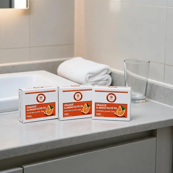 Orange_Almond_Olive_Oil_Handmade_Ayurvedic_Soap_100G_-_Pack_Of_3