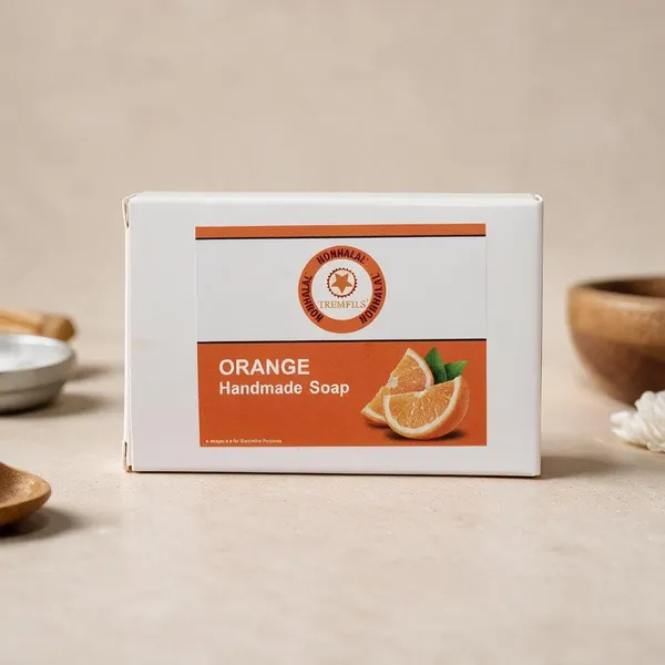 Orange_Handmade_Ayurvedic_Soap_100gm