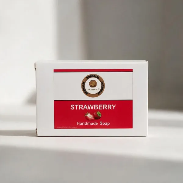 Strawberry_Antioxidant_Vitamin_E_Handmade_Soap_100Gm_-_Pack_Of_2