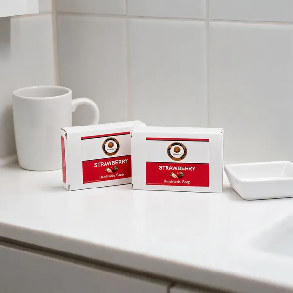Strawberry_Antioxidant_Vitamin_E_Handmade_Soap_100Gm_-_Pack_Of_2