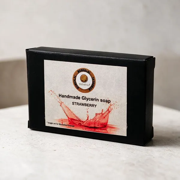 Strawberry_Glycerin_Moisturising_Handmade_Soap_100G_-_Pack_Of_3