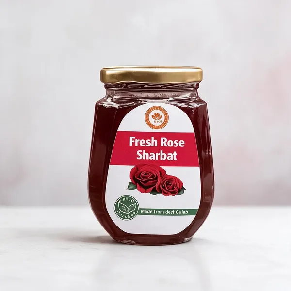 Fresh_Rose_Sharbat_With_Honey