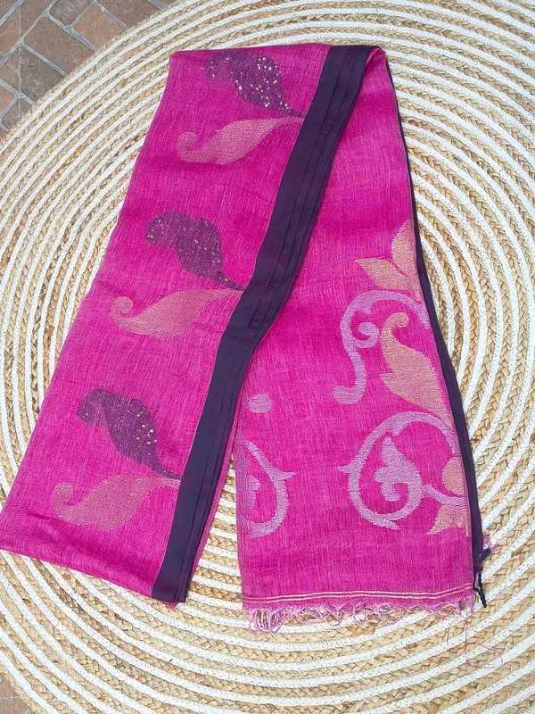 Magenta_Printed_Saree_for_Women
