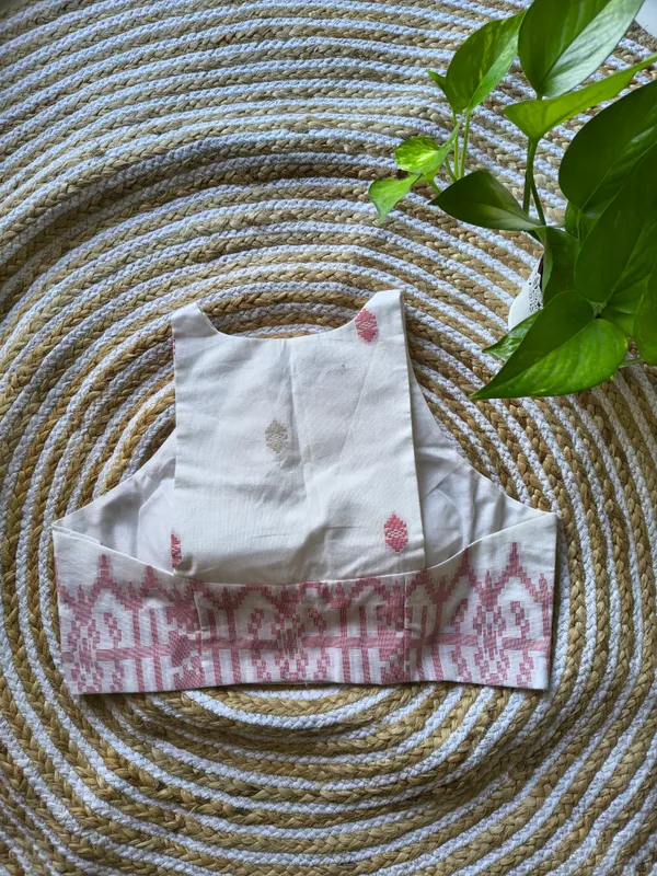 White_Woven_Sleeveless_Blouse_for_Women