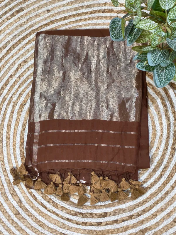 Brown_Traditional_Saree_For_Women