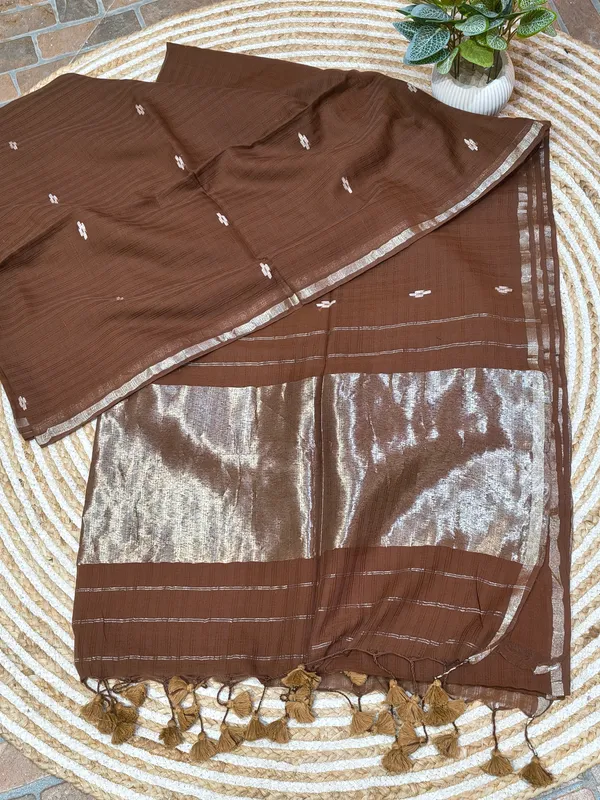 Brown_Traditional_Saree_For_Women