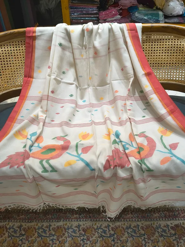 White_Cotton_Printed_Saree_for_Women