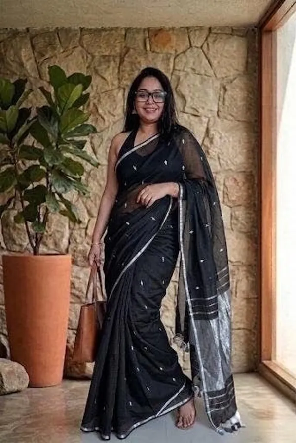Black_Printed_Saree_For_Women