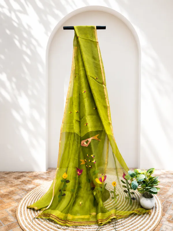 Green_Floral_Print_Saree_for_Women