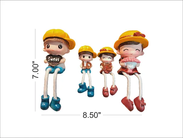 Happy_Family_Statue_Set_Of_4_Yellow_Cap