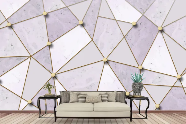 Geometric_Triangle_With_Golden_Buttons_And_Lines_Wallpaper