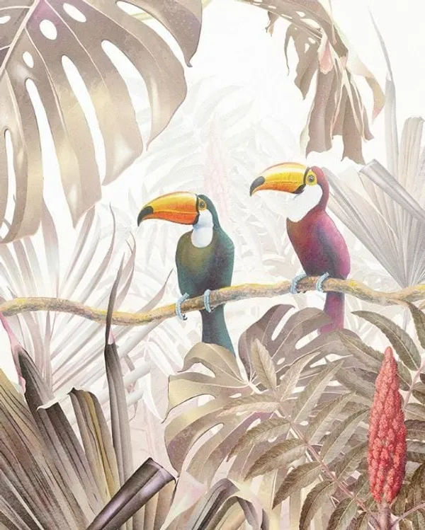 Tropical_Design_Birds_Of_Paradise_Wallpaper