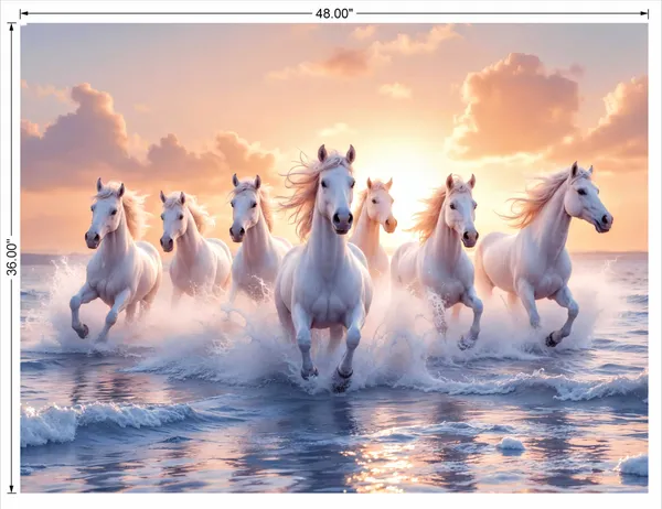Ice_Cold_Effect_7_Horse_Running_Wall_Art