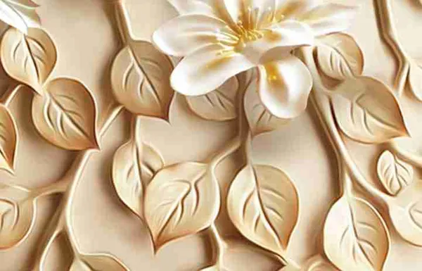 Mural_Leaves_Customized_Wallpaper
