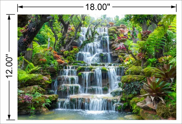 Waterfall_With_Full_White_Step_Water_With_Greenery