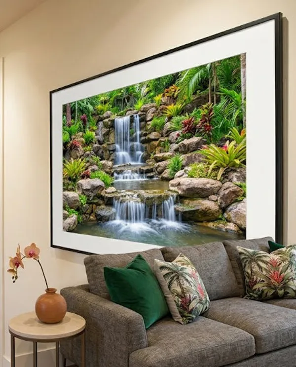 Waterfall_With_Full_White_Step_Water_With_Greenery