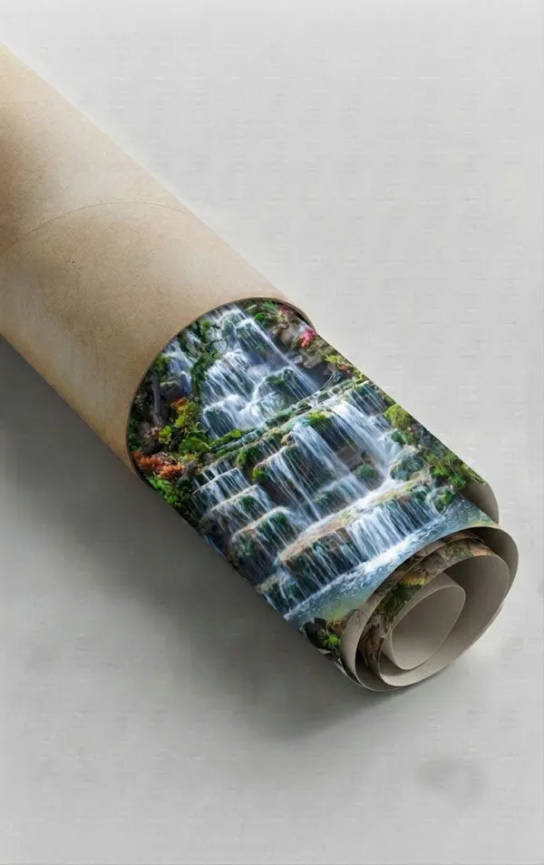 Waterfall_With_Full_White_Step_Water_With_Greenery