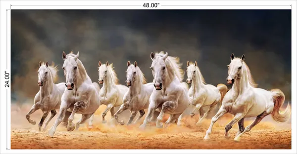 7_Horses_Running_On_Soil