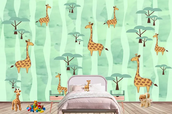 Giraffe_Kids_Animal_Wallpaper