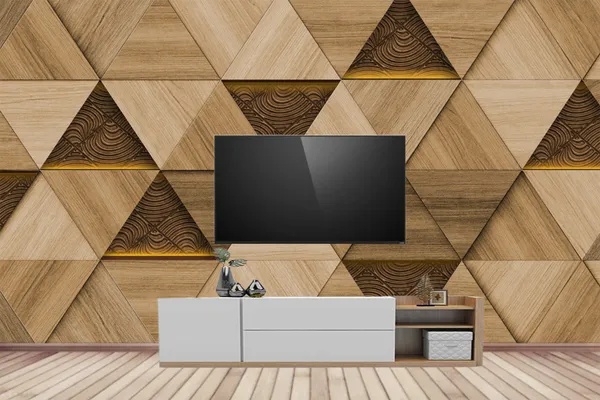 Geometric_Pattern_Wooden_Triangle_Shape_Wallpaper