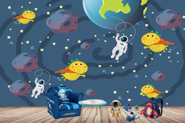 Astronaut_Galaxy_Kids_Wallpaper