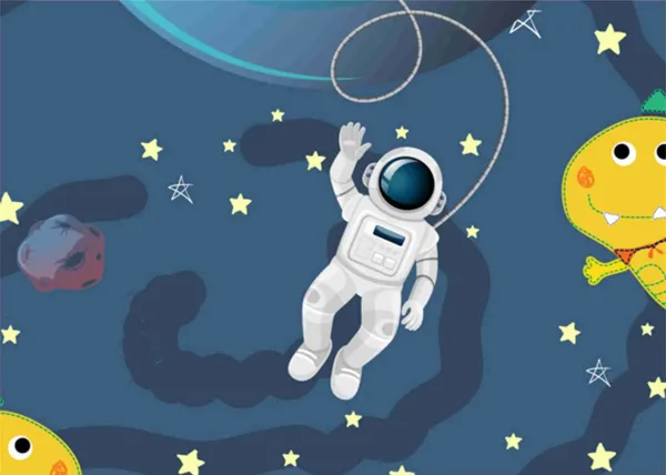 Astronaut_Galaxy_Kids_Wallpaper