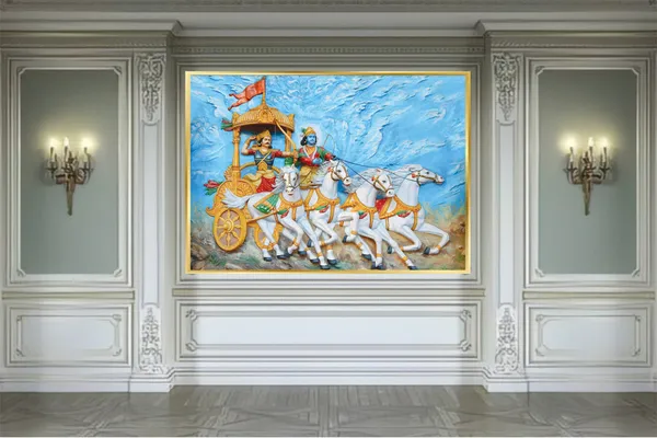 God_Collection_Mahabharata_Shri_Krishna_And_Arjun_Rath