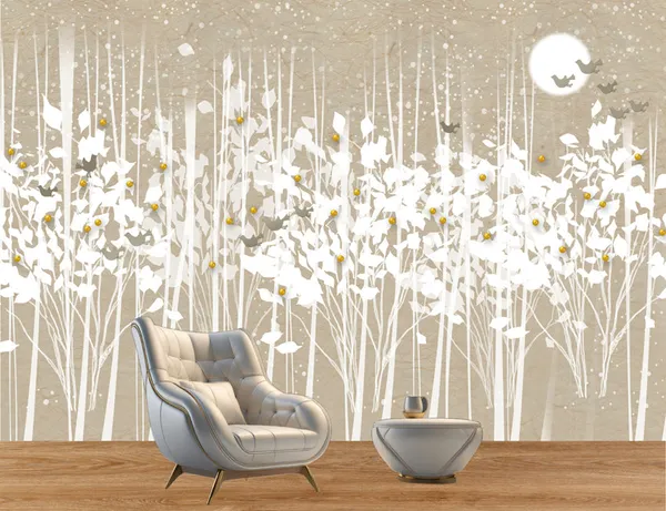 White_Forest_Theme_Wallpaper