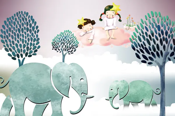 New_Arrivals_Elephant_Kids_Wallpaper