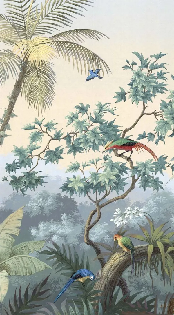 Tropical_Wallpaper_Tree_Tree_With_Bird