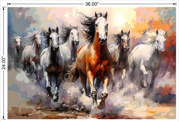 Painting_Effect_Front_Side_7_Horse_Running