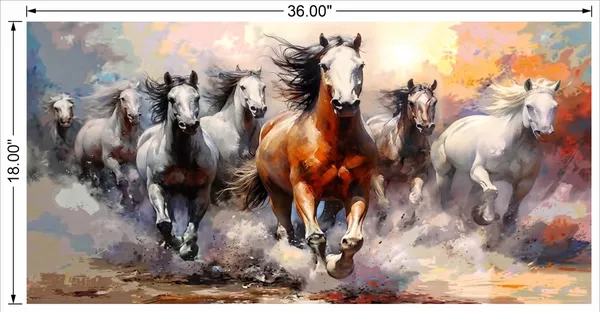 Painting_Effect_Front_Side_7_Horse_Running