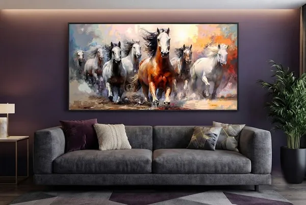 Painting_Effect_Front_Side_7_Horse_Running