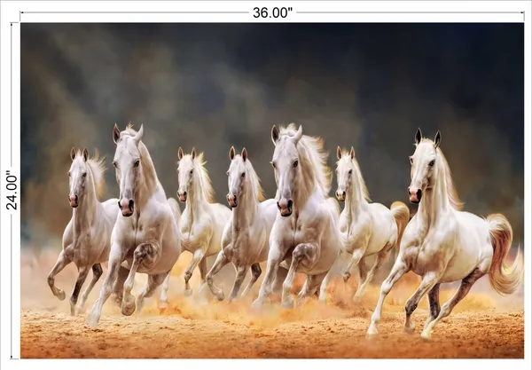7_Horses_Running_On_Soil