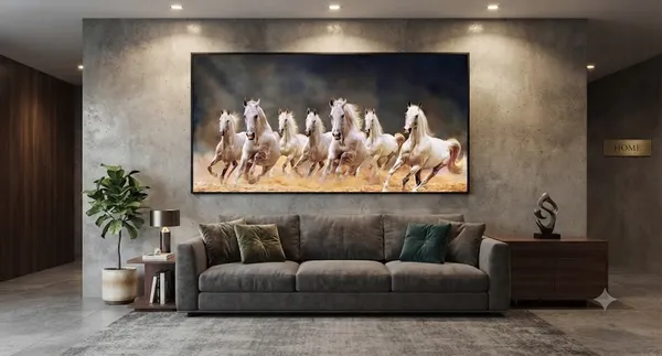 7_Horses_Running_On_Soil