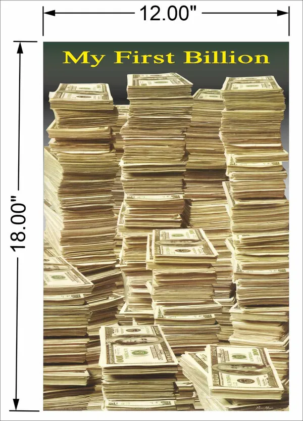 My_First_Billion_Wall_Art