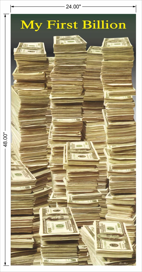 My_First_Billion_Wall_Art