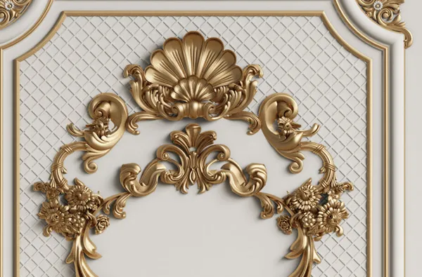 Wall_Frame_European_Style_Customized_Wallpaper