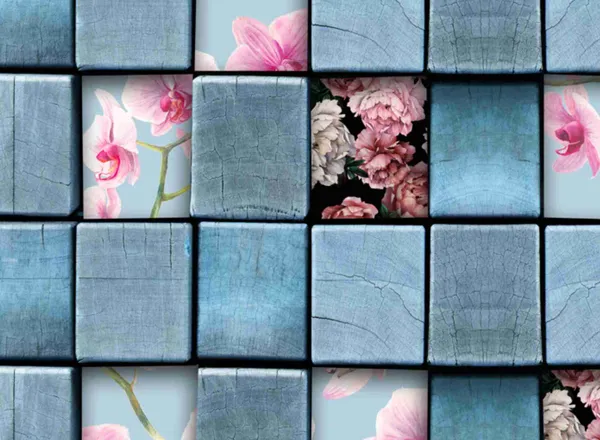 Geometric_Box_With_Floral_Design_Wallpaper