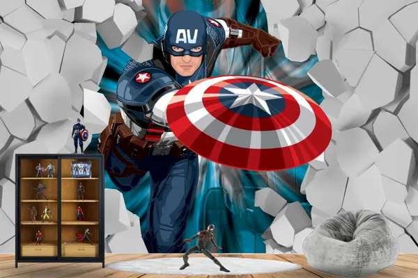Captain_America_3d_Wallpaper