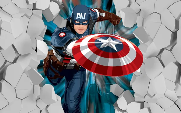 Captain_America_3d_Wallpaper