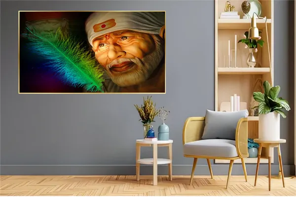 God_Collection_Sai_Baba_Face_Wallpaper