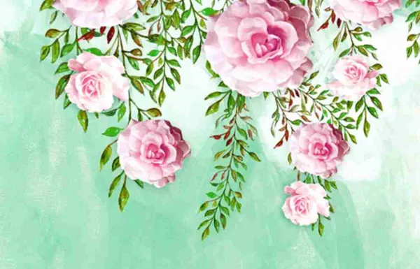 Long_Rose_Decoration_Wallpaper